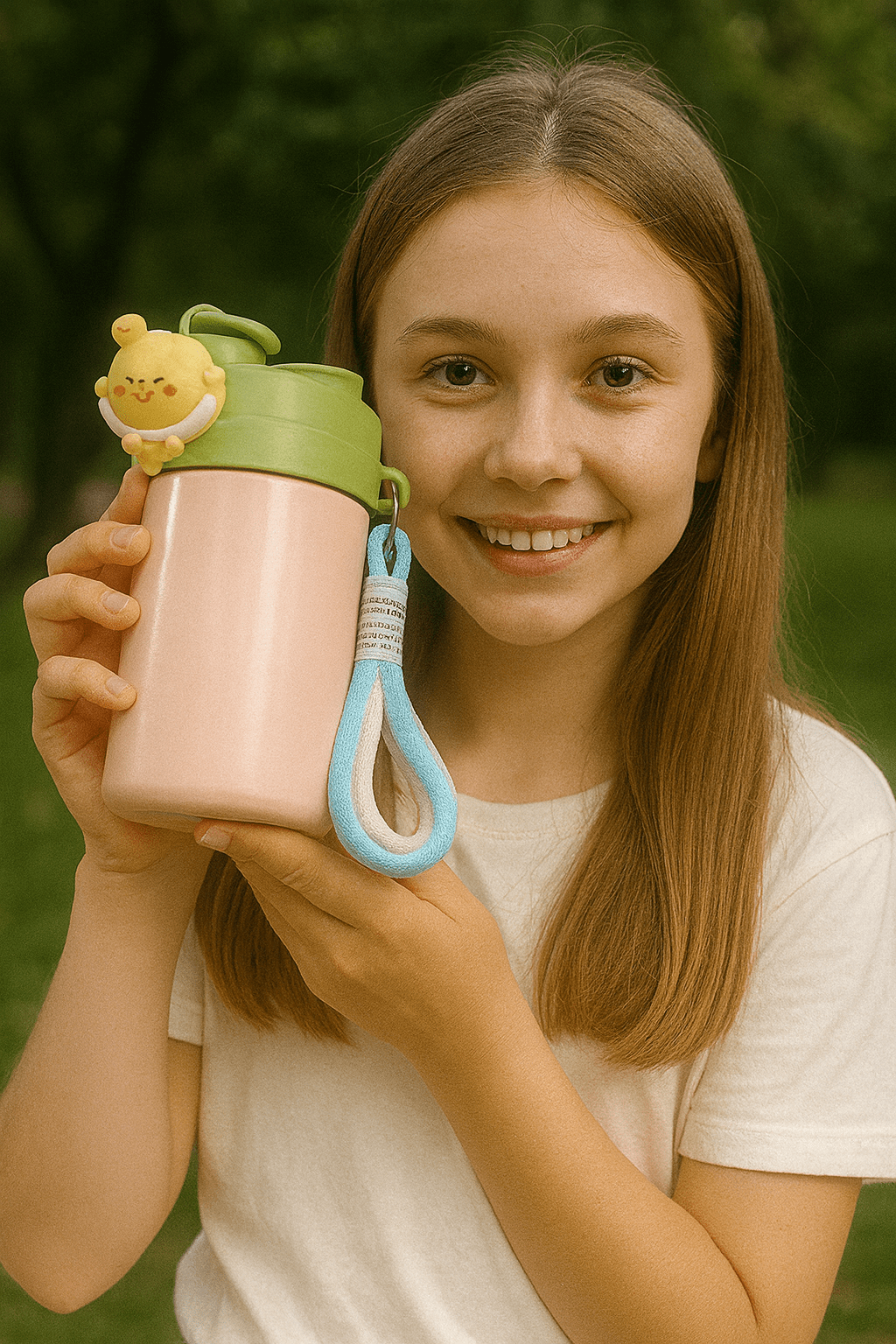 Cute Pastel Portable Water Bottle - Zambeel