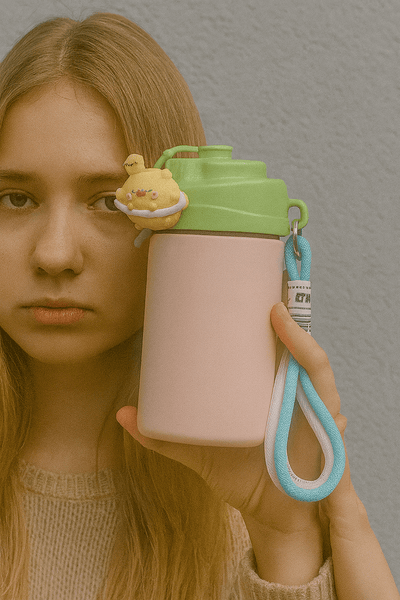 Cute Pastel Portable Water Bottle - Zambeel