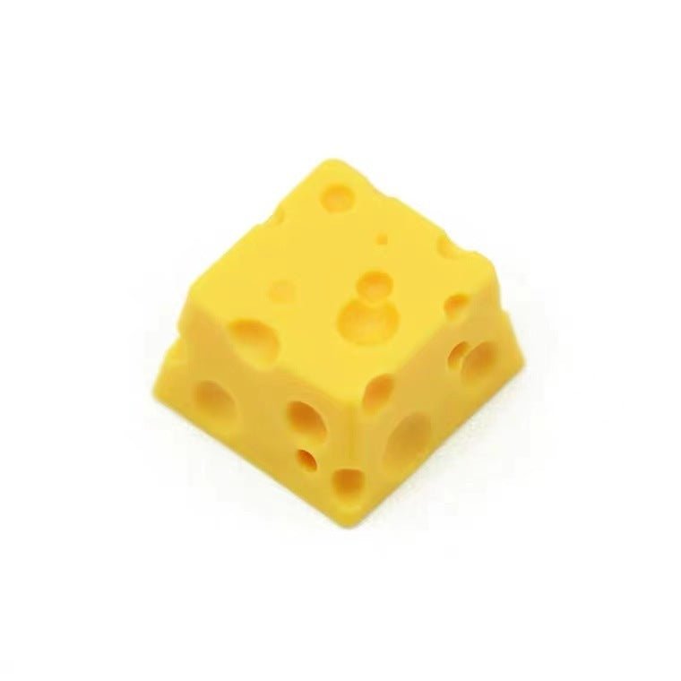 Cute Personality Resin Cheese Key Cap - Zambeel