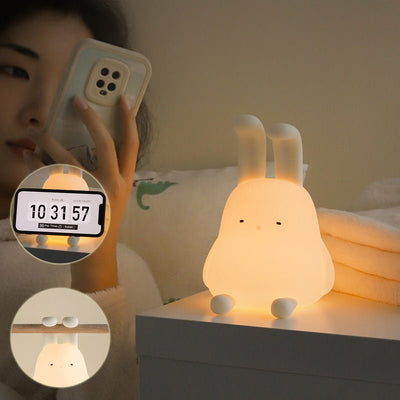 Cute Rabbit Mood Light Dimmable Led Soft Night Light For Baby Girlfriend Gift Children's Night Lights Kids Room Decor Led Lights - Zambeel
