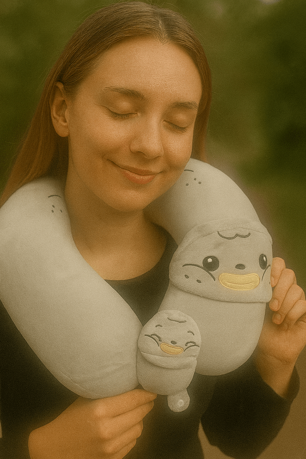 Cute Seal Travel Neck Pillow - Zambeel