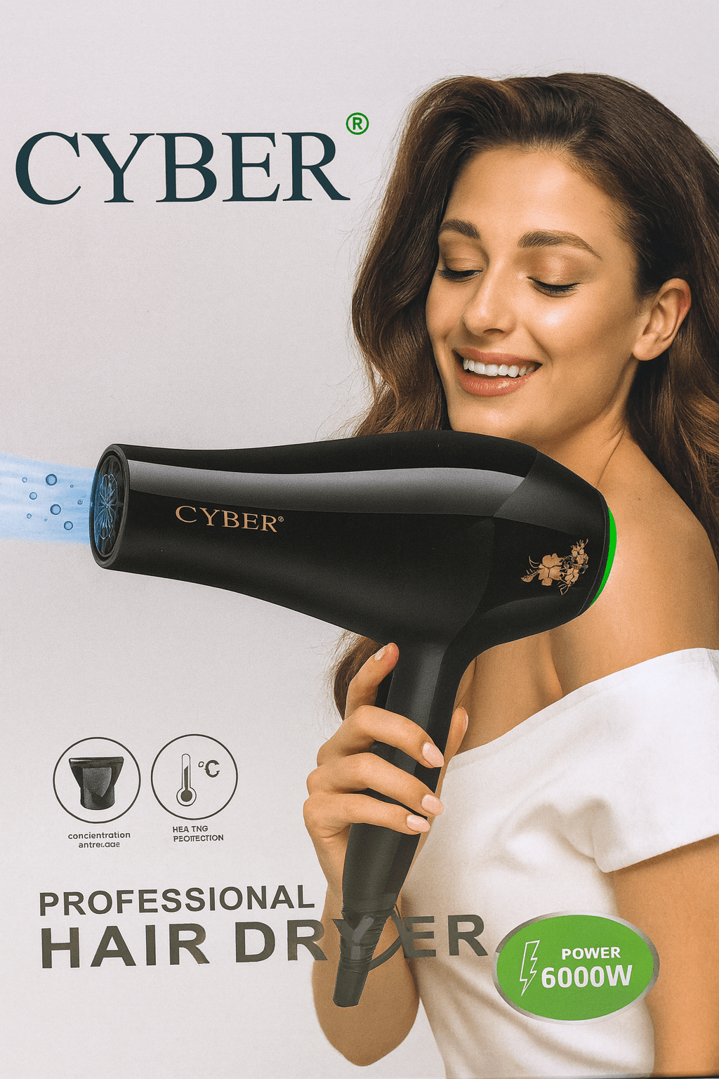 Cyber - Professional Hair Dryer - Zambeel