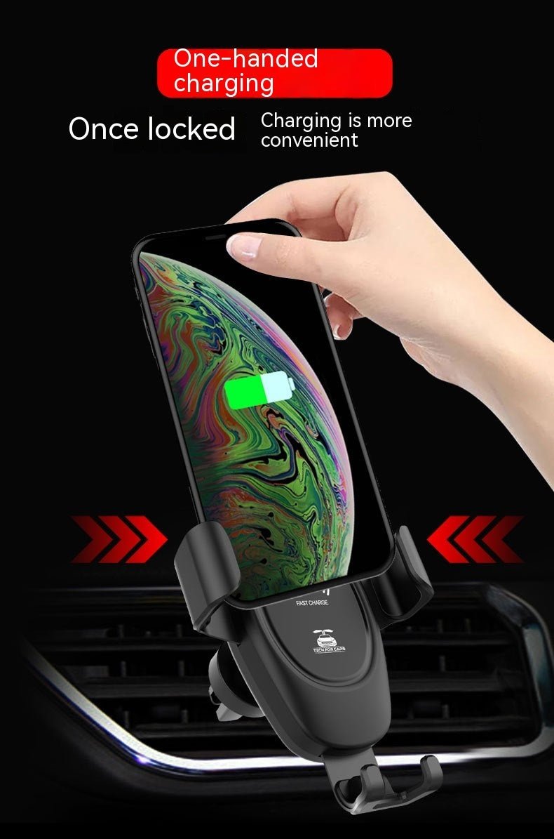 D12 Car Wireless Charger Air Outlet Clip - Zambeel