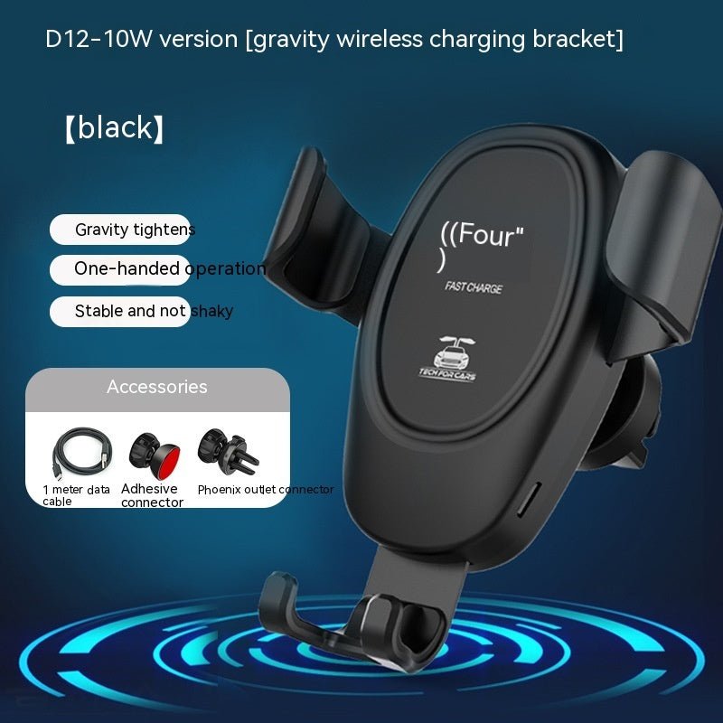 D12 Car Wireless Charger Air Outlet Clip - Zambeel
