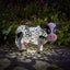Daisy Cow Solar Lamp Resin Ornament Garden Decoration - Zambeel