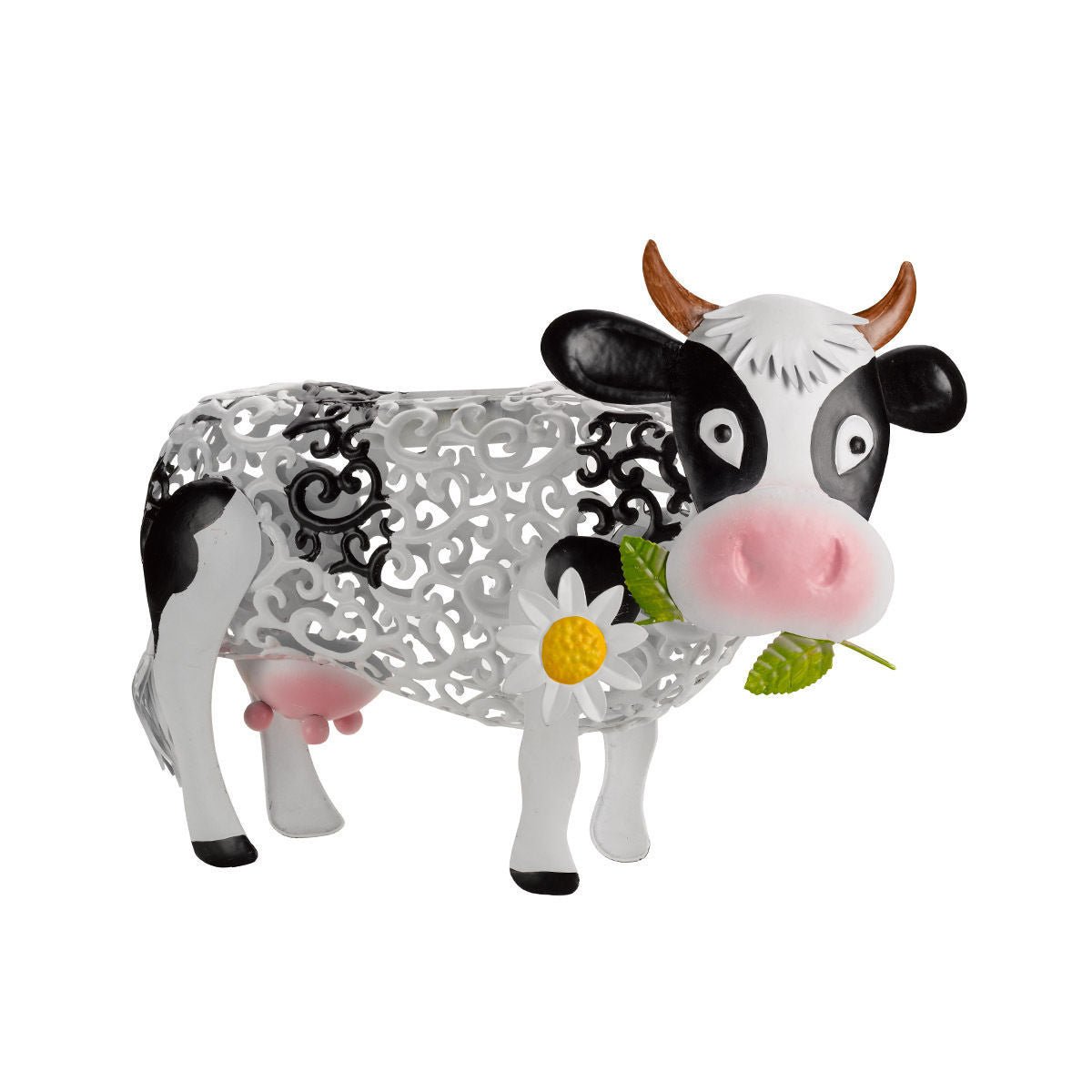 Daisy Cow Solar Light Resin Decoration Garden Decoration - Zambeel
