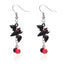 Dark Style Halloween Spider Web Earrings Bat Ghost Asymmetric Halloween - Zambeel