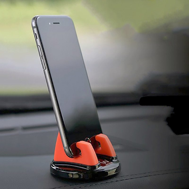 Dashboard Car Cell Phone Holder For Auto Accessory Car Smartphone Mount Silicone GPS Stand For Phone In Car Mobile Holder Mini - Zambeel