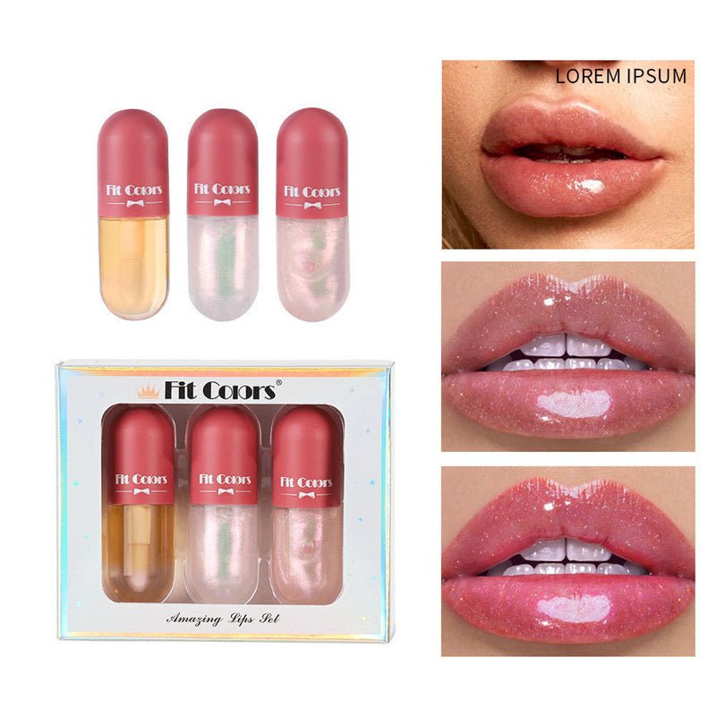 Day Night Instant Volume Lip Plumper Oil Clear Lasting Nourishing Repairing Reduce Lip Fine Line Care Lip Beauty Cosmetic - Zambeel