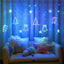 Decorate Christmas Tree Hanging Lamp Room Bedroom Curtain Layout - Zambeel