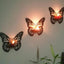 Decorative Butterfly Wall Shelf with Candlestick - Zambeel