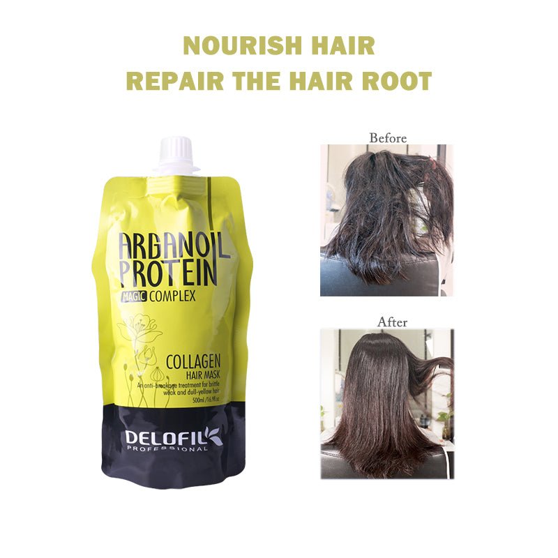 Delofil - Argan Oil Protein Hair Mask - Zambeel