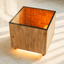 Denol LED‑Illuminated Wood & Glass Display Coffee Table - Zambeel