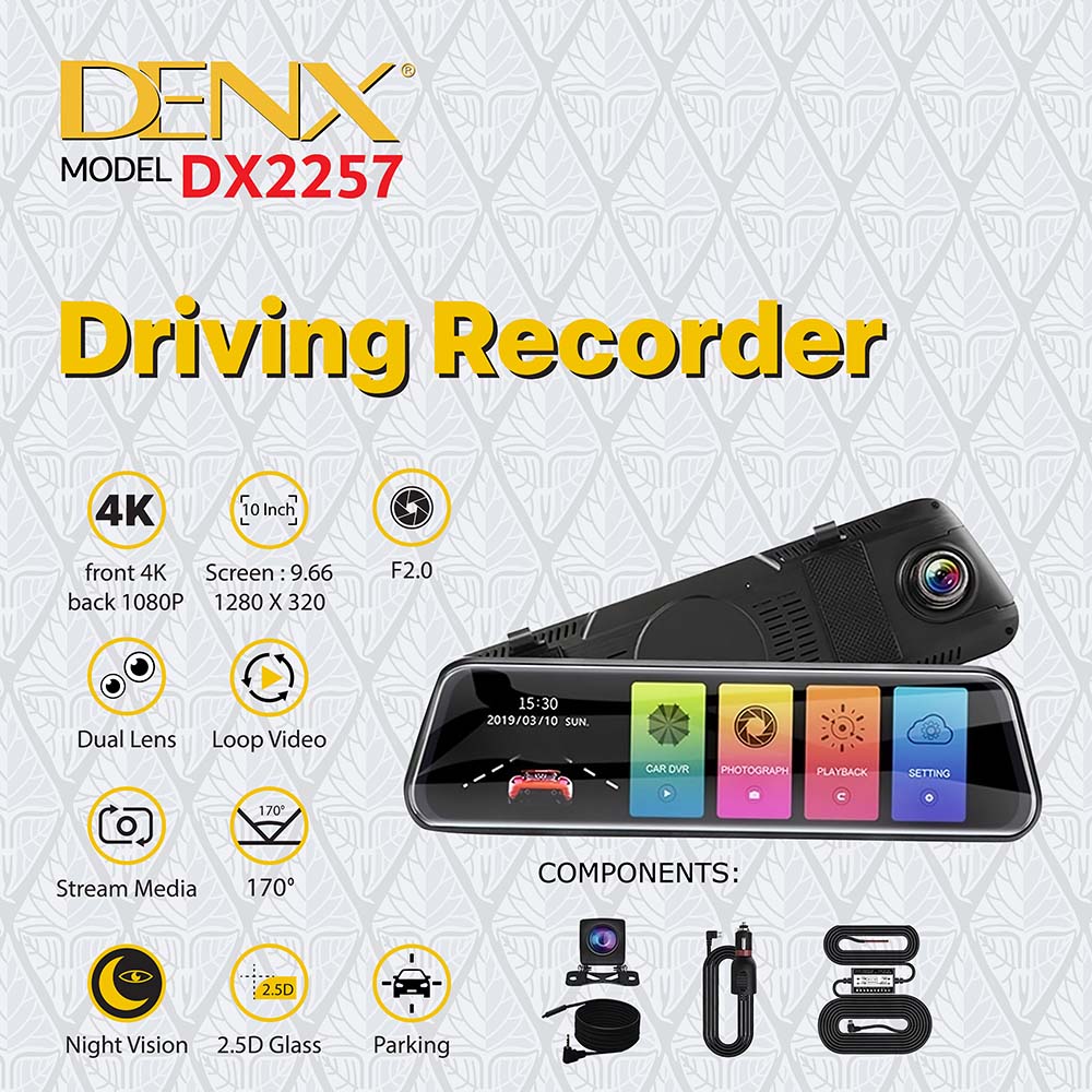 Denx - 4K Driving Recorder © - Zambeel