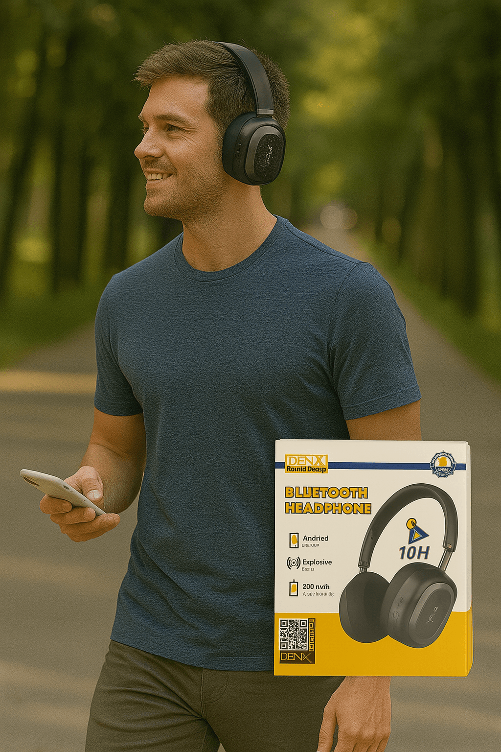 Denx - Bluetooth Headphone - Zambeel