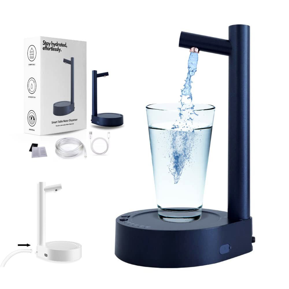 Desk Dispenser Electric Water Gallon Automatic Water Bottle Dispenser Rechargeable Water Dispenser - Zambeel