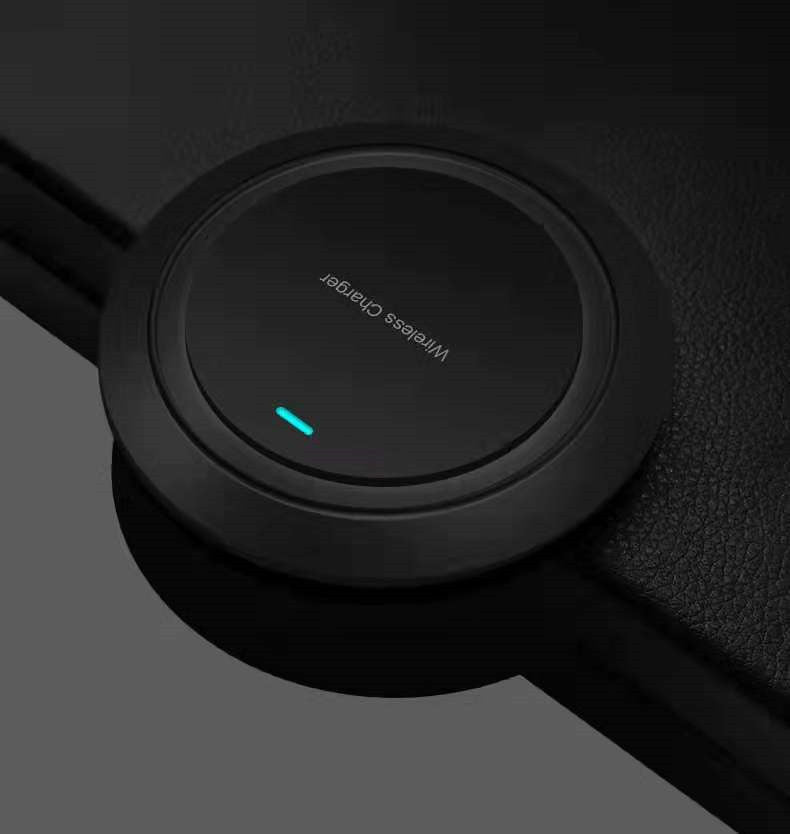 Desktop Fast Charge 10W Mobile Phone Multi - function Round Wireless Charger - Zambeel