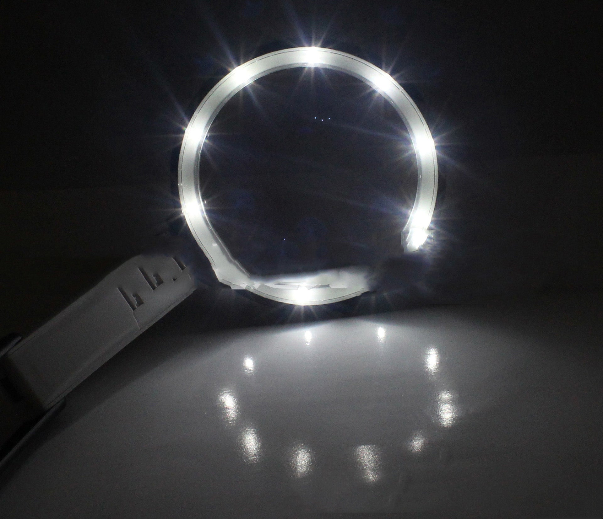 Desktop Folding Handheld Magnifying Glass Folding With Ten Lights External Power Supply Led Magnifying Glass - Zambeel