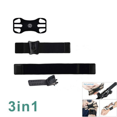 Detachable Swivel Arm Wrist Strap Sports Phone Case - Zambeel