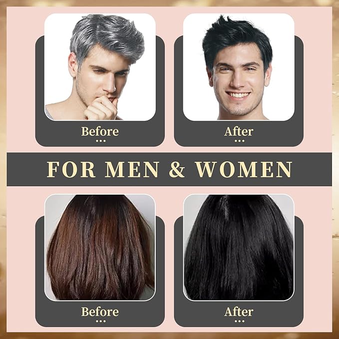 DEXE - Black Hair Color Shampoo - Zambeel