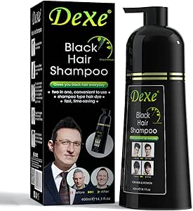 DEXE - Black Hair Color Shampoo - Zambeel