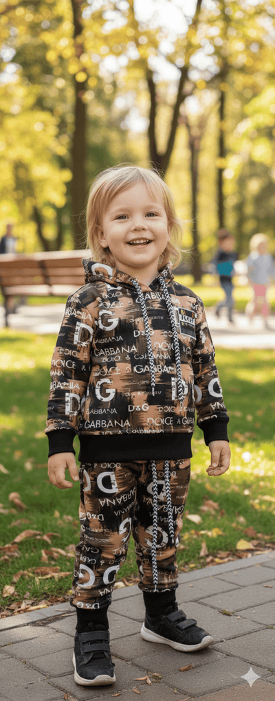 D&G Kids All - Over Print Tracksuit - Zambeel