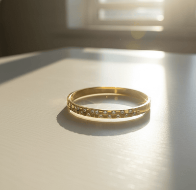 Diamond Line Classic Bangle - Zambeel