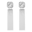Diamond Rectangular Earrings - Zambeel