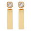 Diamond Rectangular Earrings - Zambeel