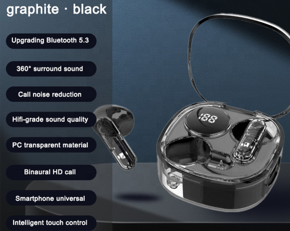 Digital 5.3 Apro 138 Transparent Earbuds - Zambeel