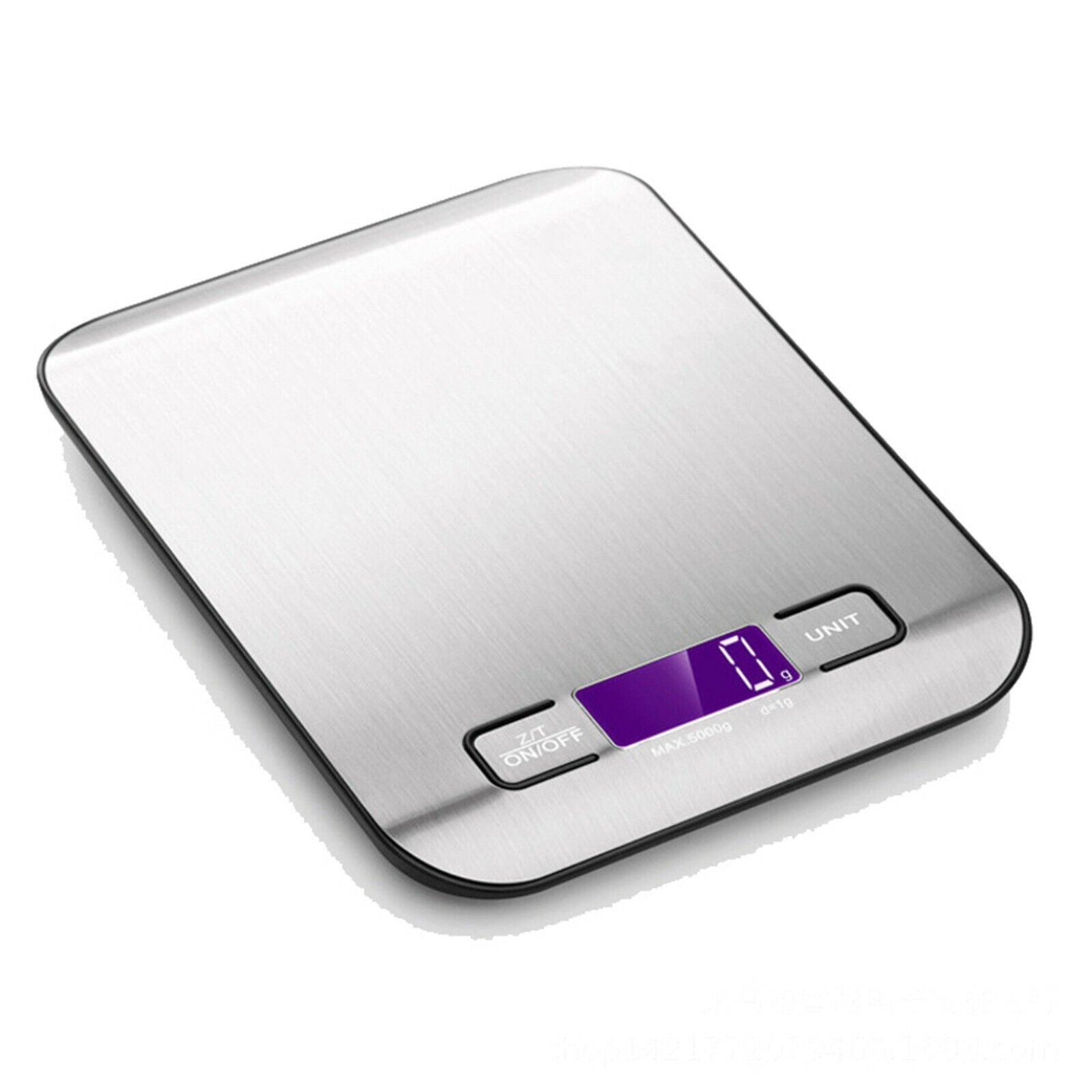 Digital Electronic Kitchen Food Diet Postal Scale Weight Balance 5KG 1g 11lb Kitchen Scales Stainless Steel Weighing For Food Diet Postal Balance Measuring LCD Precision Electronic - Zambeel