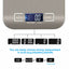 Digital Electronic Kitchen Food Diet Postal Scale Weight Balance 5KG 1g 11lb Kitchen Scales Stainless Steel Weighing For Food Diet Postal Balance Measuring LCD Precision Electronic - Zambeel
