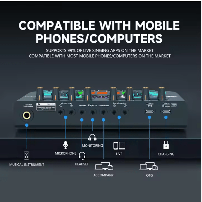 Digital Mixer Sound Card - Zambeel
