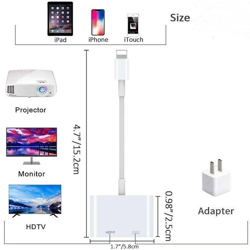 Digitizer Projector Hdmi Cable Adapter - Zambeel