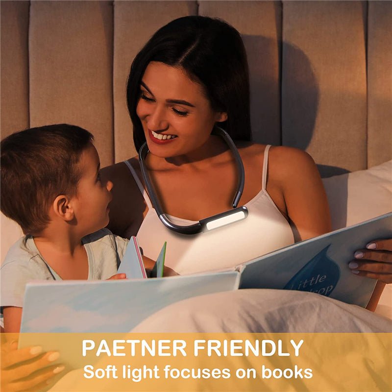 Dimmable Handsfree LED Neck Light Flexible Hug Light Book Reading Lamp Hug Light Novelty Reading Lamp Night Light Flashlight - Zambeel