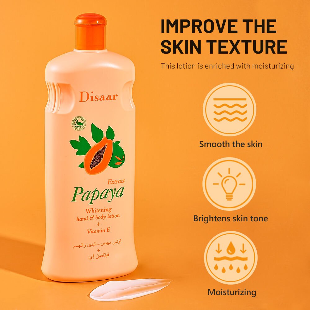 Disaar - Papaya Extract Whitening Hand & Body Lotion + Vitamin E - Zambeel