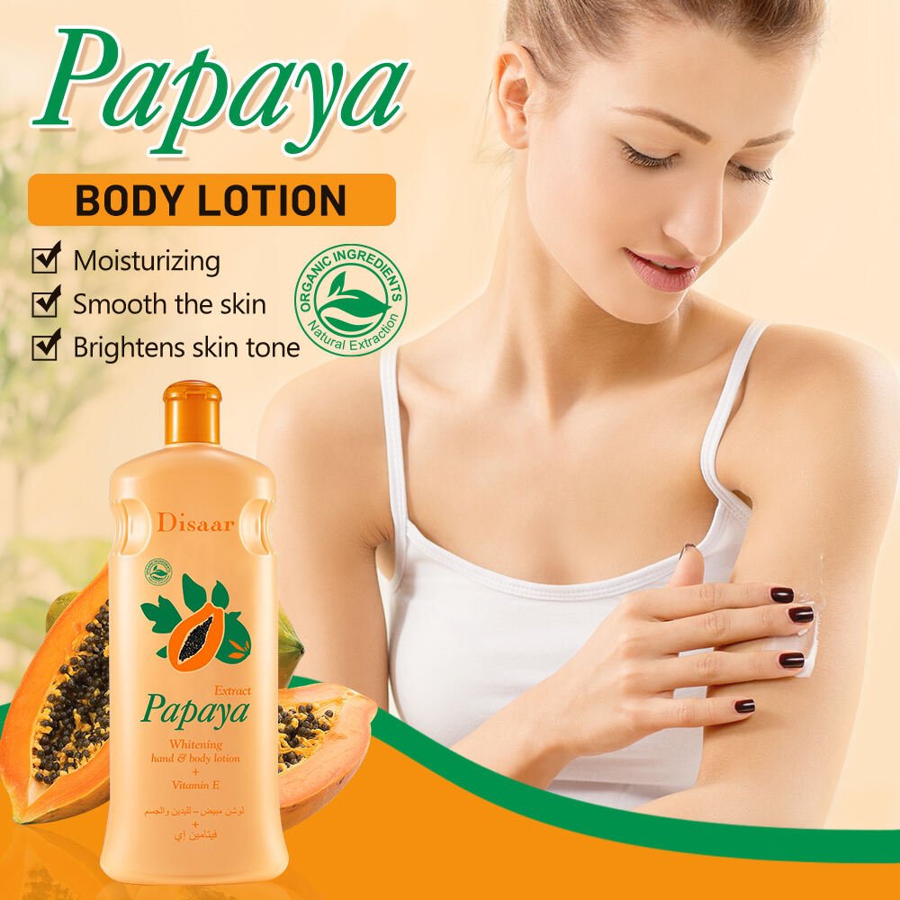 Disaar - Papaya Extract Whitening Hand & Body Lotion + Vitamin E - Zambeel
