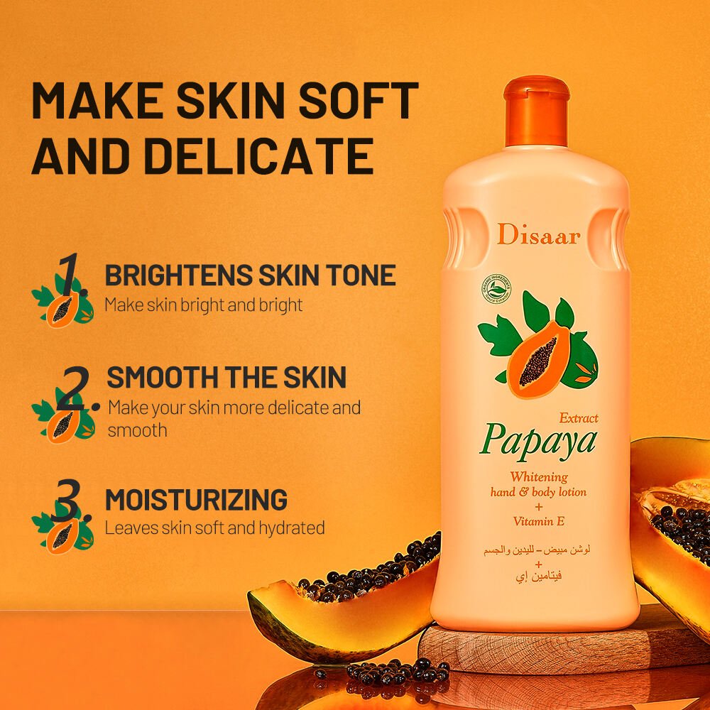 Disaar - Papaya Extract Whitening Hand & Body Lotion + Vitamin E - Zambeel