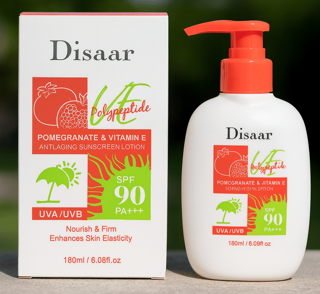 Disaar - Pomegranate & Vitamin E Sunscreen Lotion SPF 90 (Original) - Zambeel