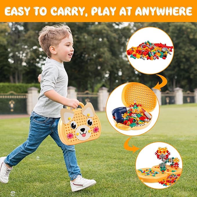 DIY Creative Screw Puzzle Suitcase - Zambeel