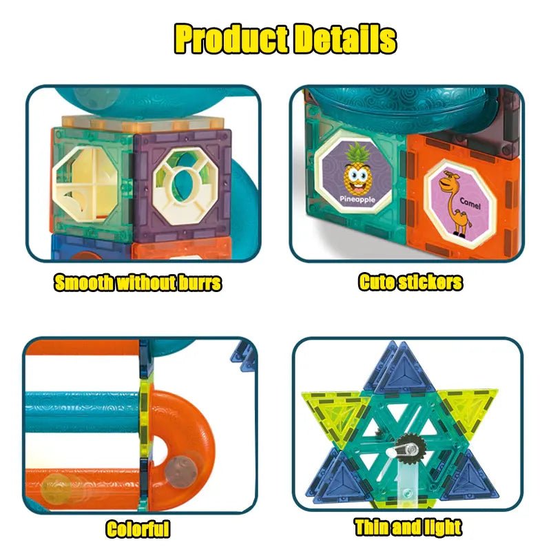 DIY Magnetic Pipe Maze Building Set - Zambeel