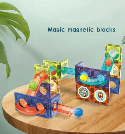 DIY Magnetic Pipe Maze Building Set - Zambeel