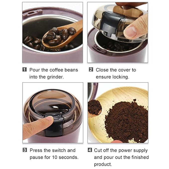 DLC - Electric Coffee Grinder - Zambeel