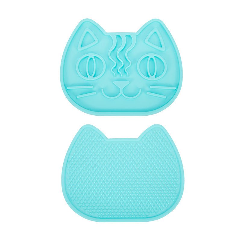 Dog Double - Sided Licking Pad Slow Food Bowl Dog Lick Mat - Zambeel