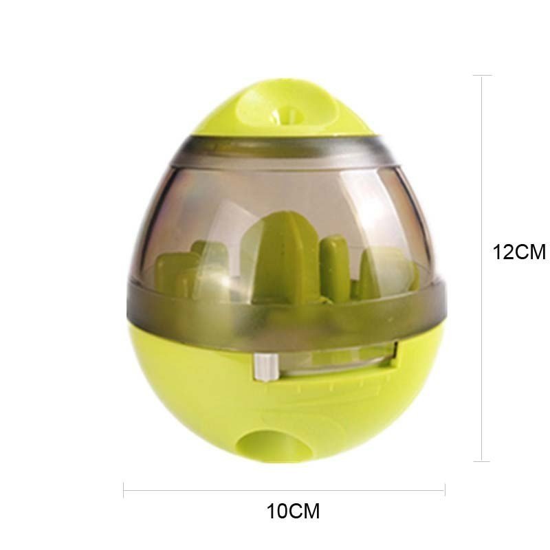 Dog Food Balls Tumbler Pet Puppy Feeder Dispenser Bowl Toy Leak Food Interactive Pet Tumbler Feeder Food Automatic Dispenser Bowl Interactive Balls - Zambeel