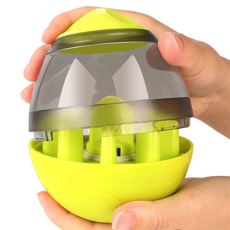 Dog Food Balls Tumbler Pet Puppy Feeder Dispenser Bowl Toy Leak Food Interactive Pet Tumbler Feeder Food Automatic Dispenser Bowl Interactive Balls - Zambeel