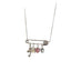 Dopamine Color Zircon Cross Necklace - Zambeel