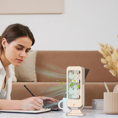 Double Blade Desktop Fan - Zambeel