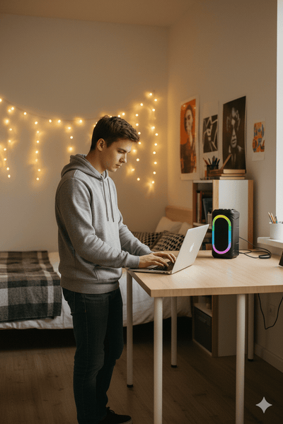 Double Horn Portable Bluetooth Speaker - Zambeel