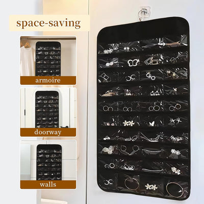 Double - Sided Hanging Jewelry Organizer - Zambeel